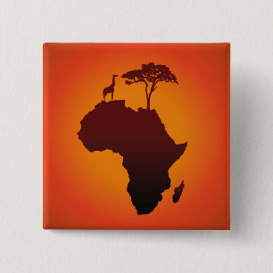African Safari Map - Button