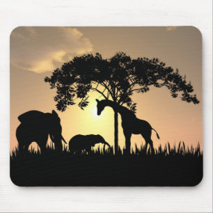 African safari mousepad
