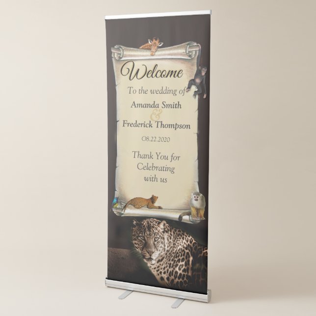 African Safari  Sunset Retractable Banner (3/4)