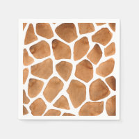 African Safari | Watercolor Giraffe Pattern