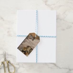 African Safari Wildlife Gift Tag