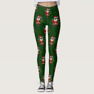 african santa christmas gifts leggings