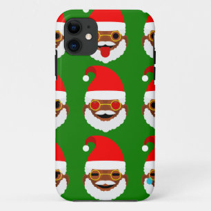 african santa emoji emoticons iPhone 11 case