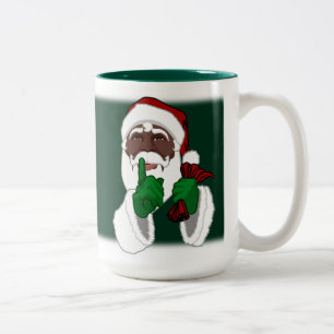 African Santa Mugs Custom Black Santa Cup