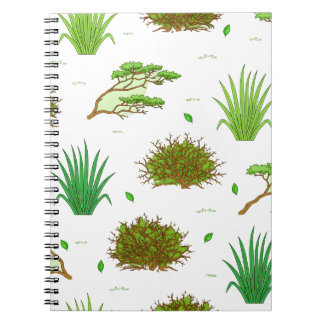 African Savanna landscape pattern Notebook