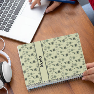 African Savanna Pattern, custom Notebook