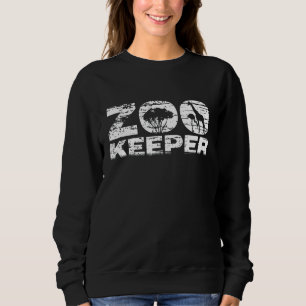 African Savanna Safari Zoo Keeper Animal Print Zoo Sweatshirt