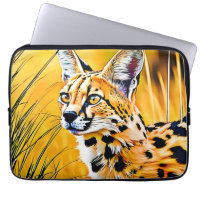 African Serval Art
