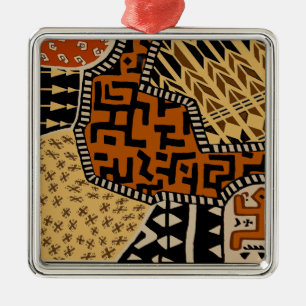African Shaman Earth Spirits Metal Tree Decoration