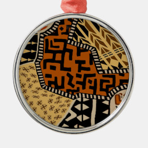 African Shaman Earth Spirits Metal Tree Decoration