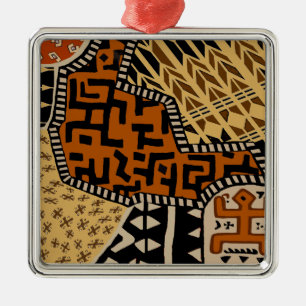 African Shaman Earth Spirits Metal Tree Decoration