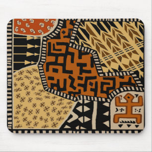 African Shaman Earth Spirits Mouse Mat