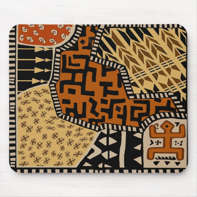 African Shaman Earth Spirits Mouse Mat (Front)