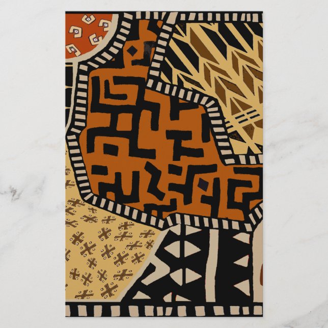 African Shaman Earth Spirits Stationery (Front)