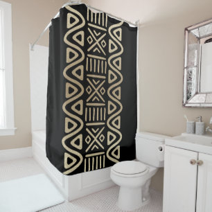 African  shower curtain