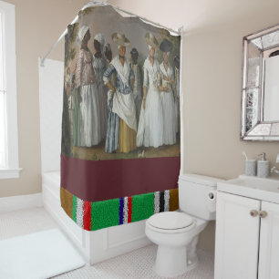 African Shower Curtain