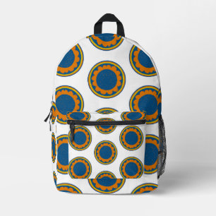 African Shweshwe Printed Backpack