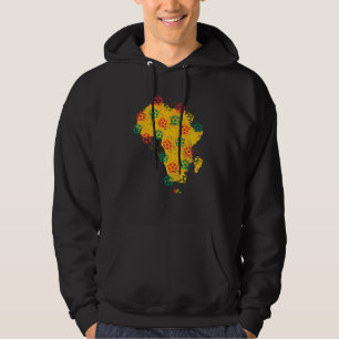 African Soccer - Black Hoodie