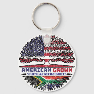 African South Africa US American USA United States Key Ring