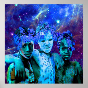 African Star Brothers Poster