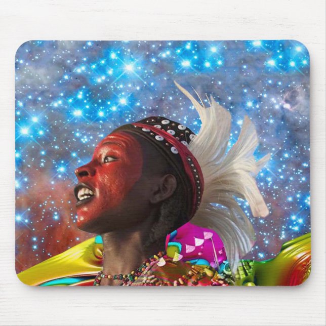 African Star Dreamer Mouse Mat (Front)