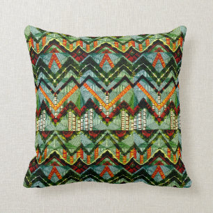 African Style Abstract Design Cushion