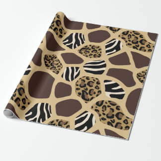 African Style Animal Print “Safari” Wrapping Paper