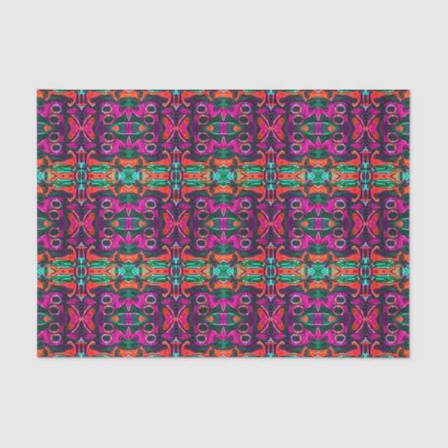 African Style Colourful Print Tissue Paper (Front)