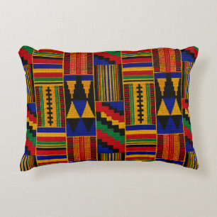 African Style Kente Cloth Decorative Cushion