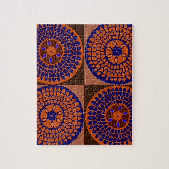 African Sunflower Basket Jigsaw Puzzle (Vertical)