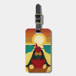 African Sunset 2009 Luggage Tag