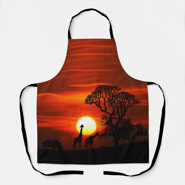 African Sunset Apron (Front)