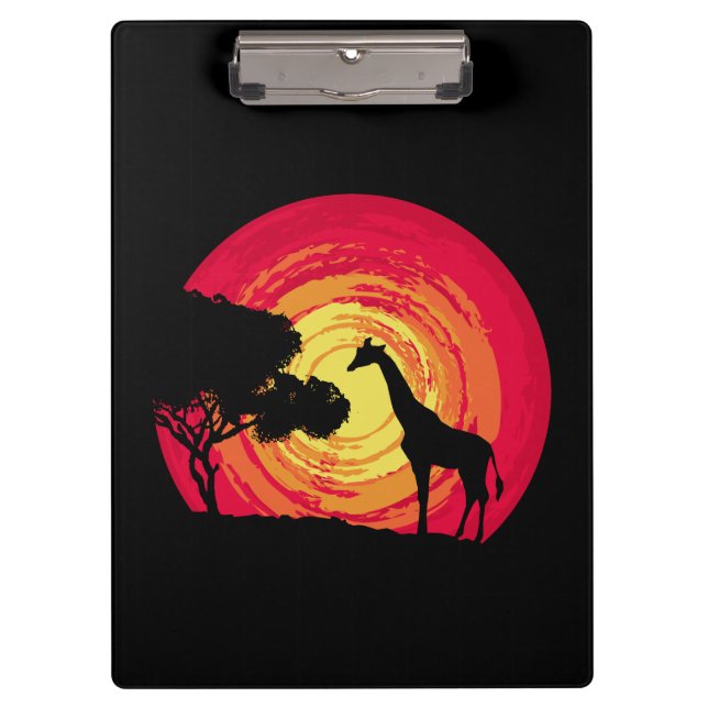 African sunset clipboard (Front)