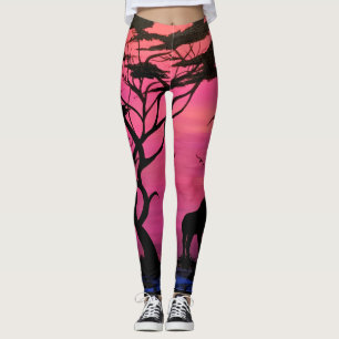 "African Sunset" Leggings