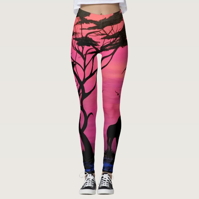 "African Sunset" Leggings (Front)