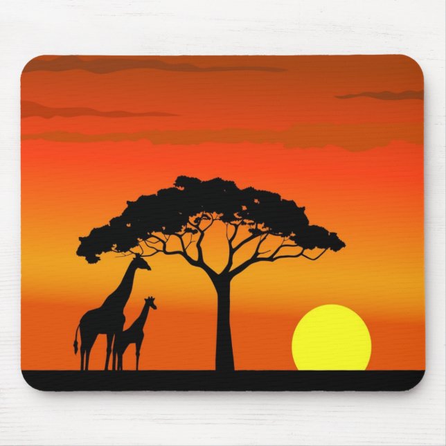 African Sunset Mouse Mat (Front)