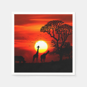 African Sunset Napkins