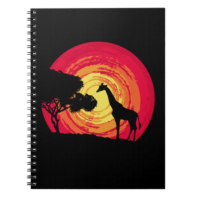African sunset notebook (Front)