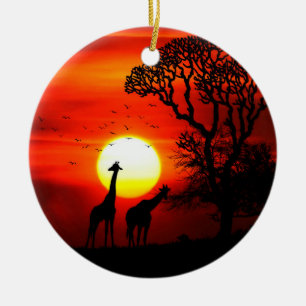 African Sunset Ornament