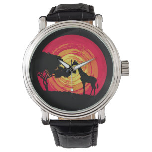 African sunset watch