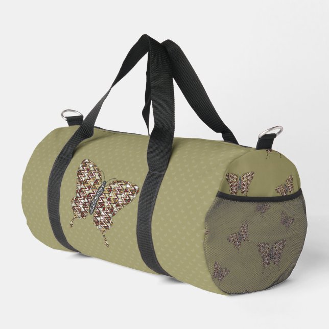 African Swallowtail Duffle Bag (Right Corner)