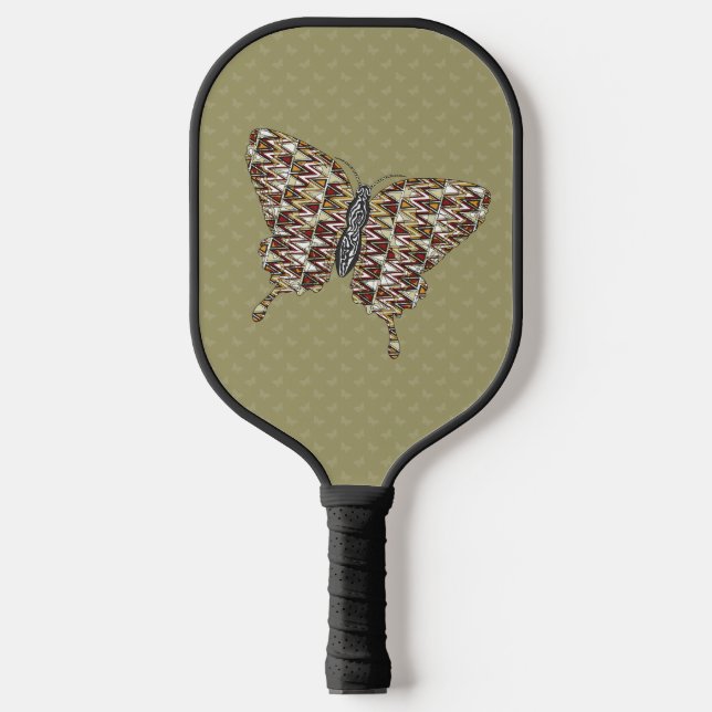 African Swallowtail Pickleball Paddle (Front)