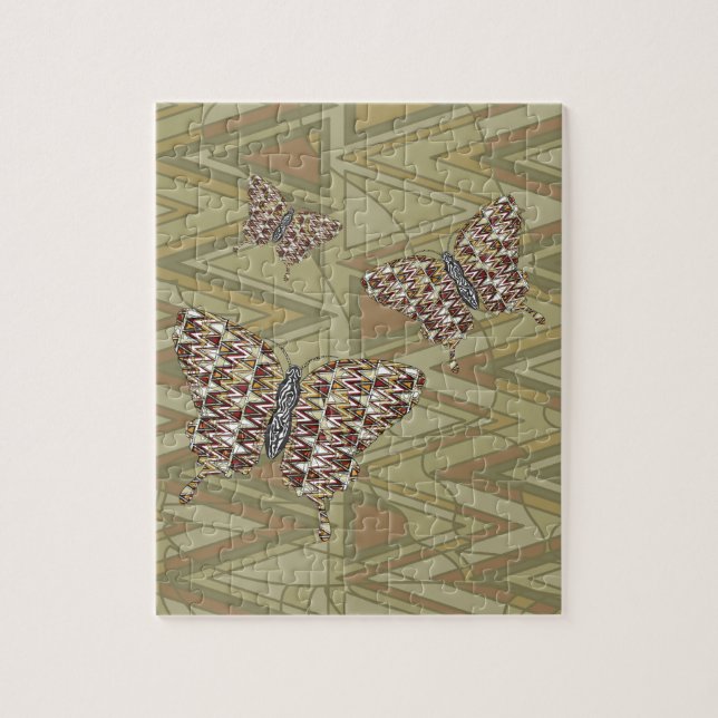 African Swallowtail Puzzle (Vertical)