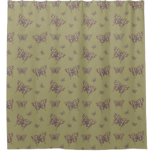 African Swallowtail Shower Curtain