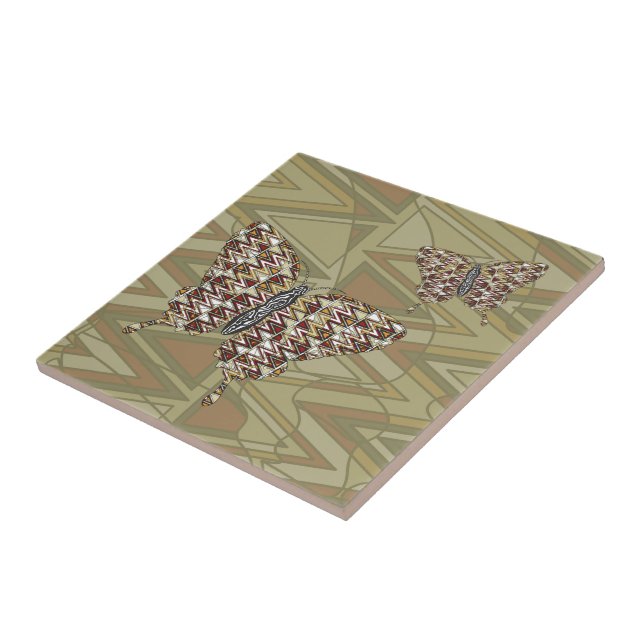 African Swallowtail Tile (Side)