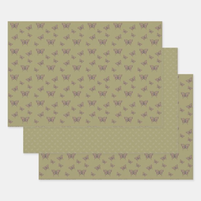 African Swallowtail Wrapping Paper Set (Set)