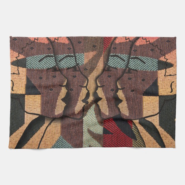 African Tapestry Tea Towel (Horizontal)