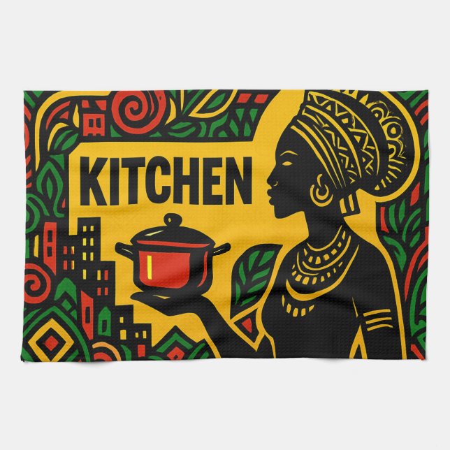 AFRICAN TEA TOWEL (Horizontal)