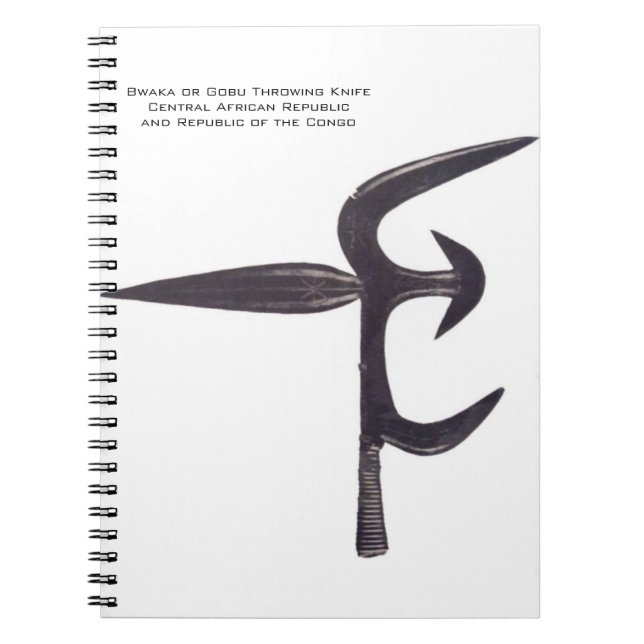 African Throwing Knife Design Notebook (Front)