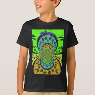 African Traditional Colours Kaleidoscope Floral Ar T-Shirt